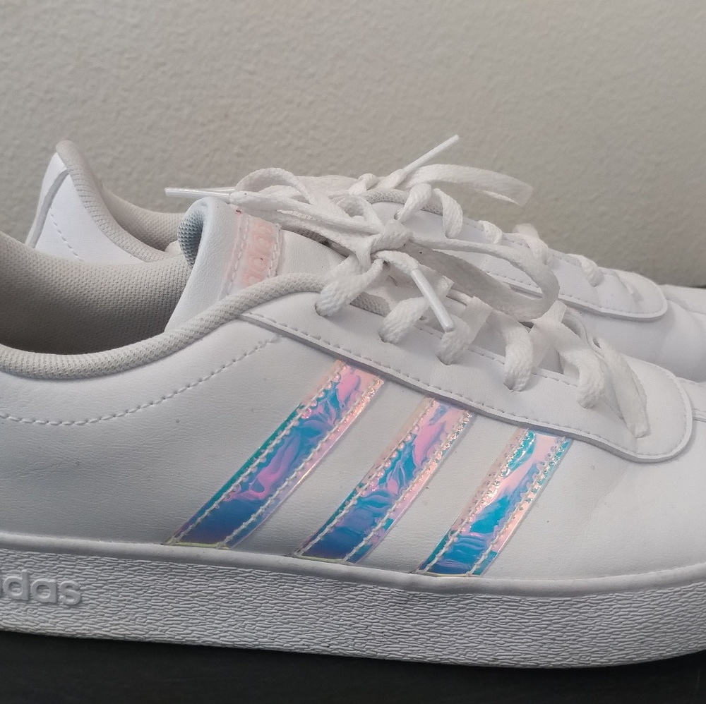 Holographic Adidas VL Court Sneaker